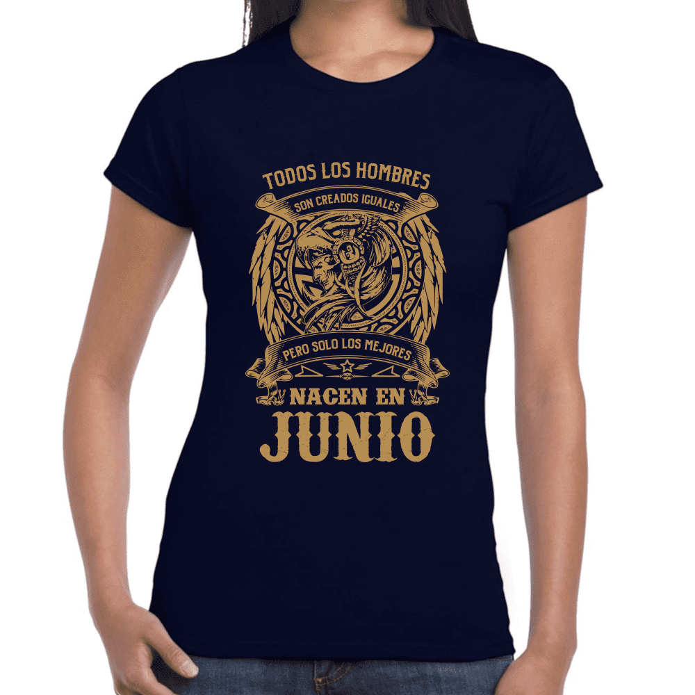 Playera Feliz Cumpleaños Años Los Mejores Nacen En Algodón Premium #1068