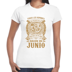 Playera Feliz Cumpleaños Años Los Mejores Nacen En Algodón Premium #1068