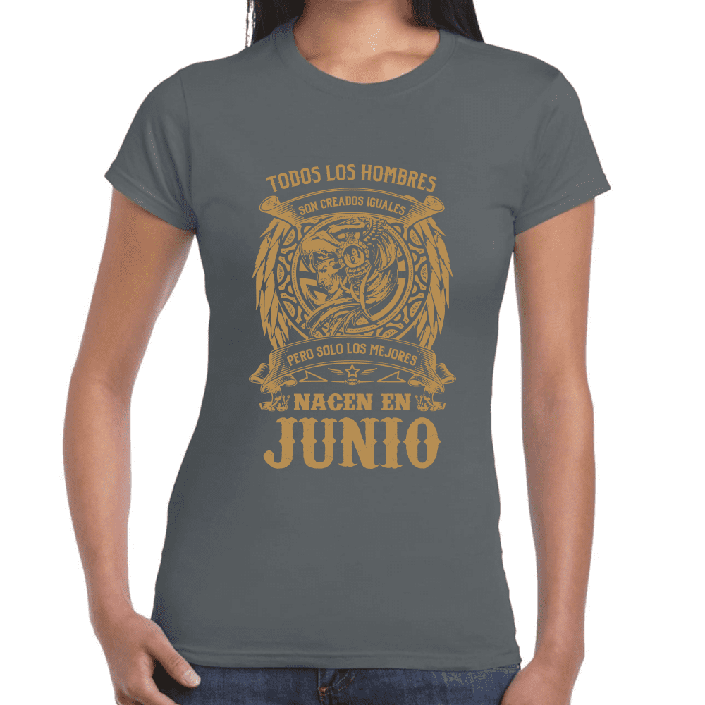 Playera Feliz Cumpleaños Años Los Mejores Nacen En Algodón Premium #1068