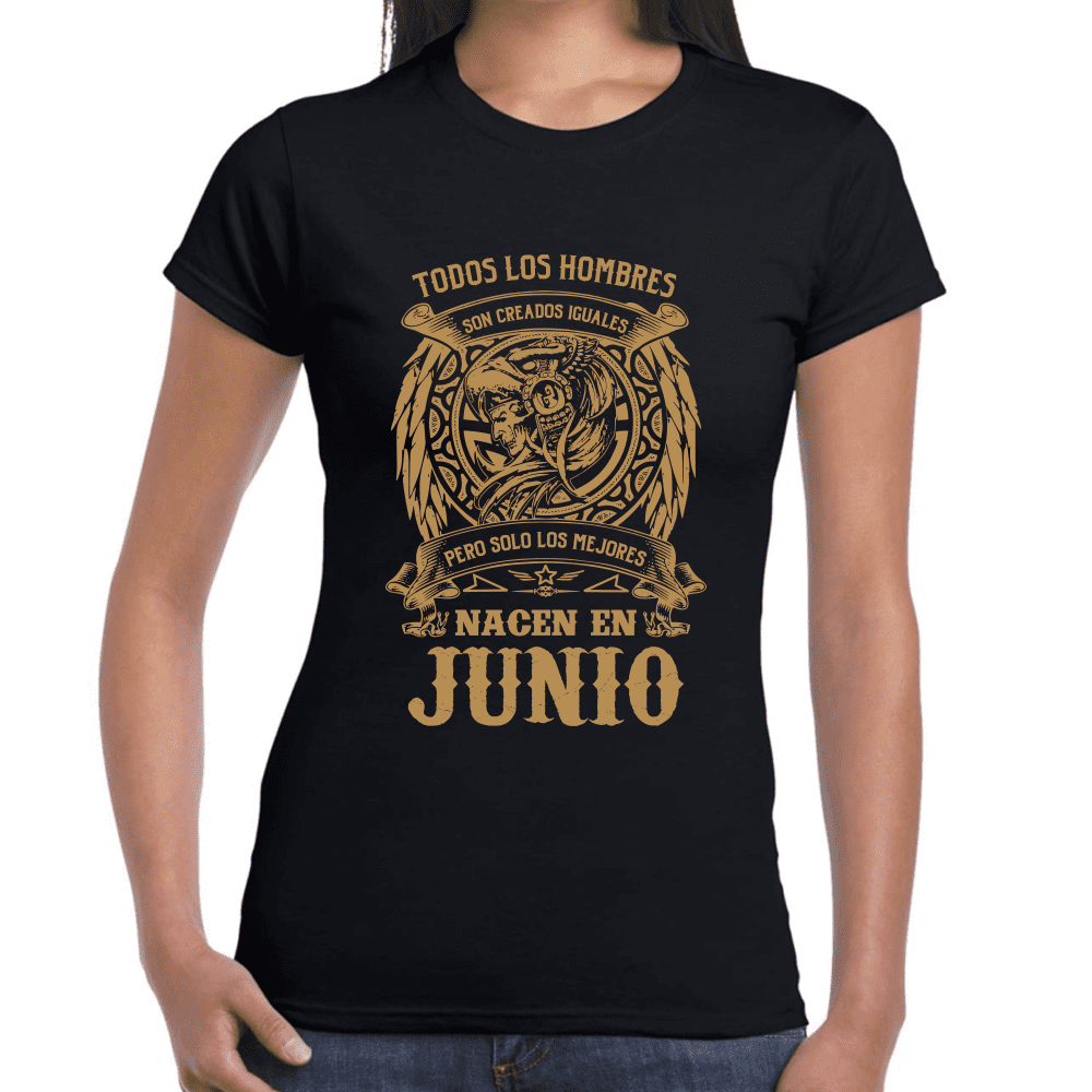Playera Feliz Cumpleaños Años Los Mejores Nacen En Algodón Premium #1068