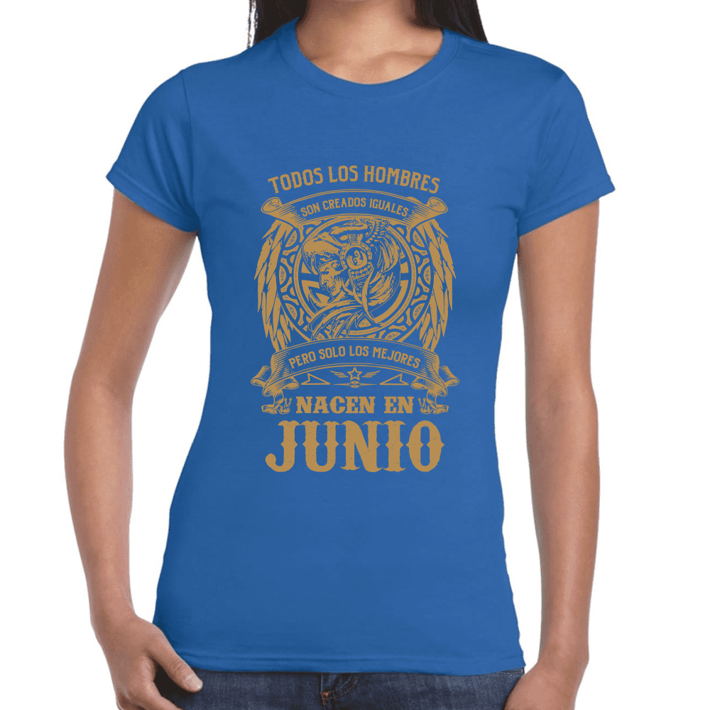 Playera Feliz Cumpleaños Años Los Mejores Nacen En Algodón Premium #1068