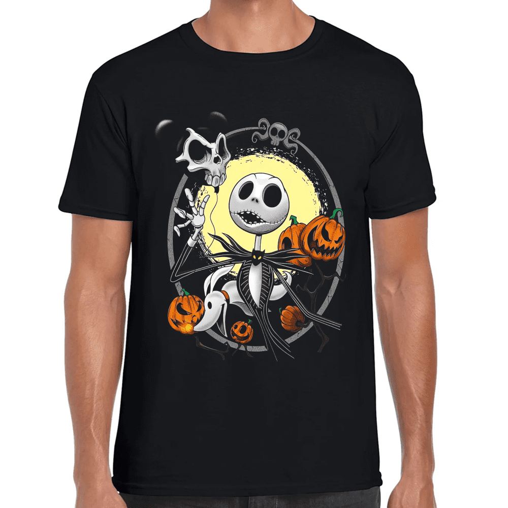 Playera Jack Skellington El Extraño Mundo de Jack Algodón Premium #1076