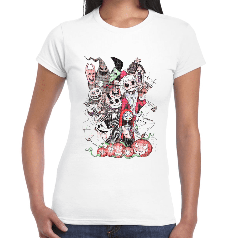 Playera El Extraño Mundo de Jack Algodón Premium #1079 Imagen secundaria del producto