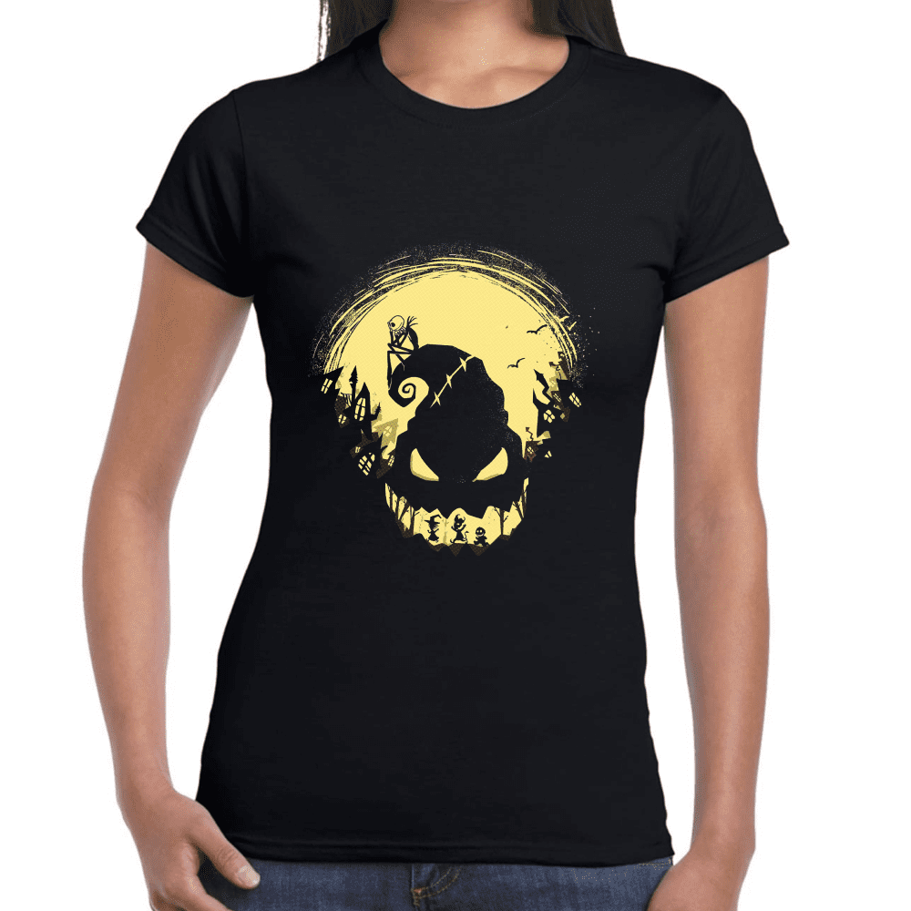 Playera Jack Skellington El Extraño Mundo de Jack Algodón Premium #1080 Imagen secundaria del producto