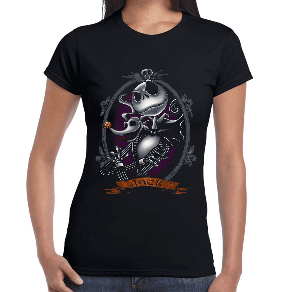Playera Jack Skellington El Extraño Mundo de Jack Algodón Premium #1084