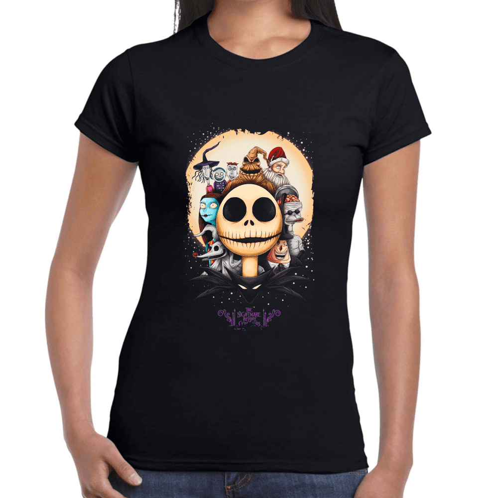 Playera El Extraño Mundo de Jack Algodón Premium #1086 Imagen secundaria del producto