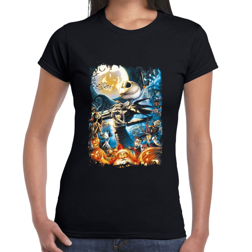Playera El Extraño Mundo de Jack Algodón Premium #1089
