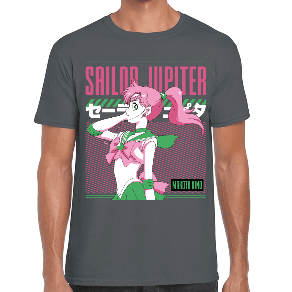 Playera Sailor Jupiter Sailor Moon Algodón Premium #1090