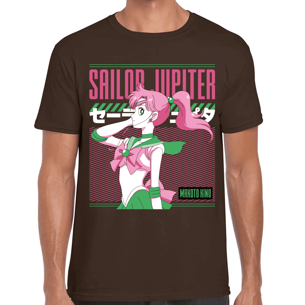 Playera Sailor Jupiter Sailor Moon Algodón Premium #1090