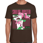 Playera Sailor Jupiter Sailor Moon Algodón Premium #1090