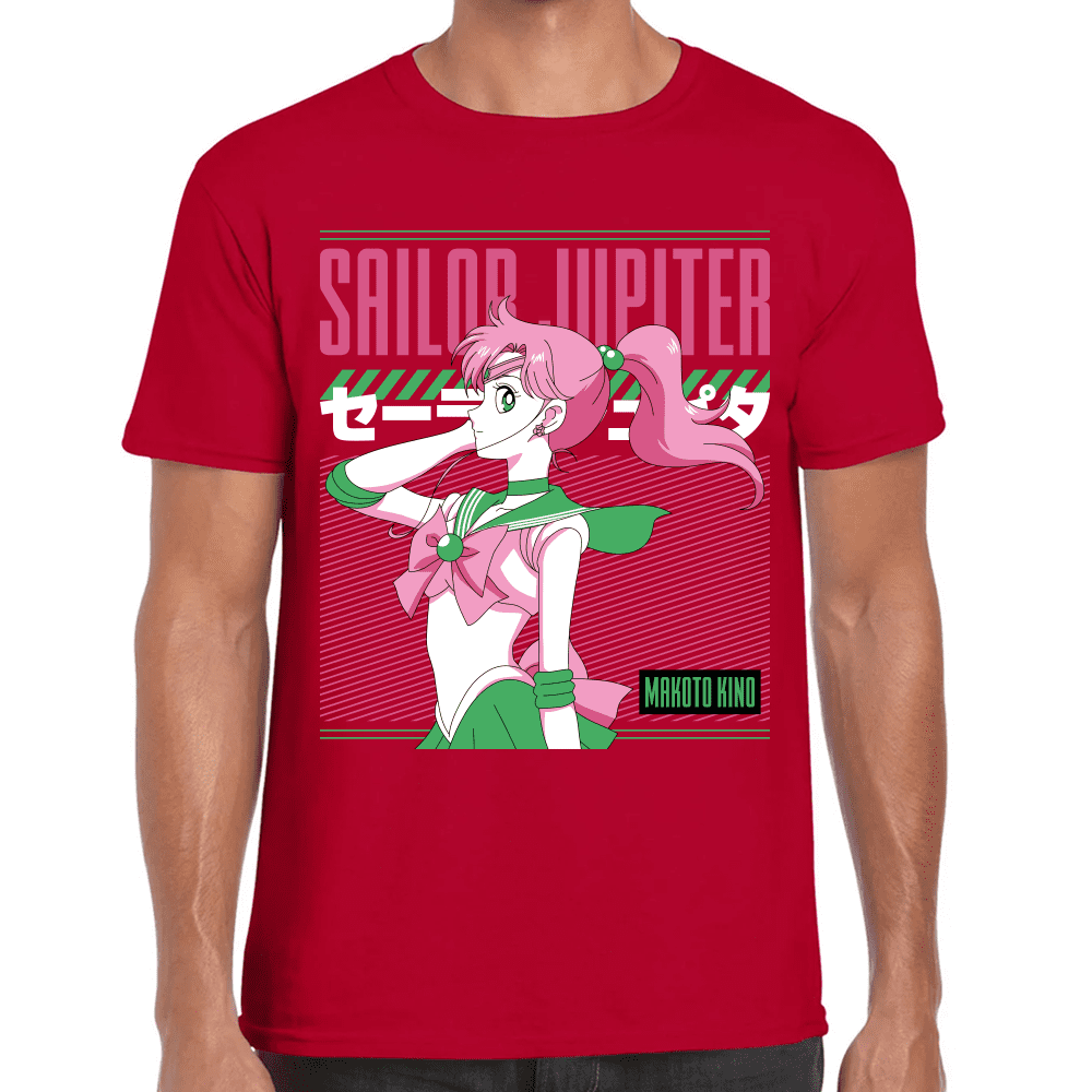 Playera Sailor Jupiter Sailor Moon Algodón Premium #1090