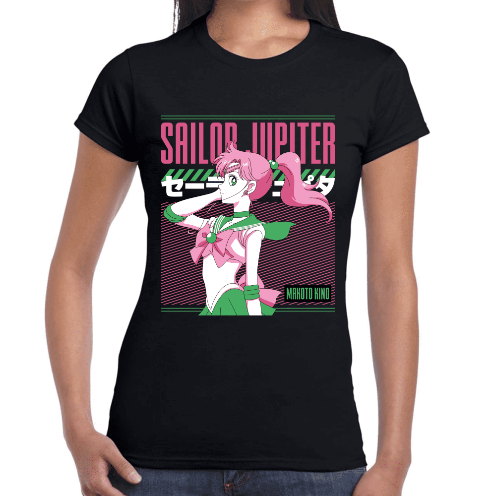 Playera Sailor Jupiter Sailor Moon Algodón Premium #1090 Imagen secundaria del producto