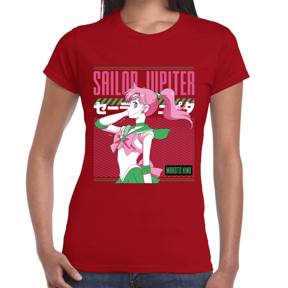 Playera Sailor Jupiter Sailor Moon Algodón Premium #1090