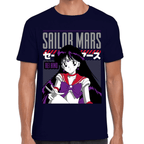Playera Sailor Mars Sailor Moon Algodón Premium #1091