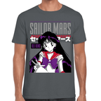 Playera Sailor Mars Sailor Moon Algodón Premium #1091