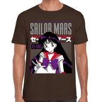 Playera Sailor Mars Sailor Moon Algodón Premium #1091