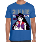 Playera Sailor Mars Sailor Moon Algodón Premium #1091
