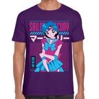 Playera Sailor Mercury Sailor Moon Algodón Premium #1092