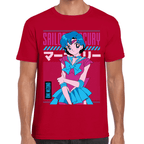 Playera Sailor Mercury Sailor Moon Algodón Premium #1092