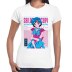 Playera Sailor Mercury Sailor Moon Algodón Premium #1092