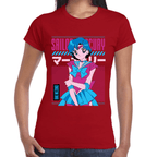 Playera Sailor Mercury Sailor Moon Algodón Premium #1092