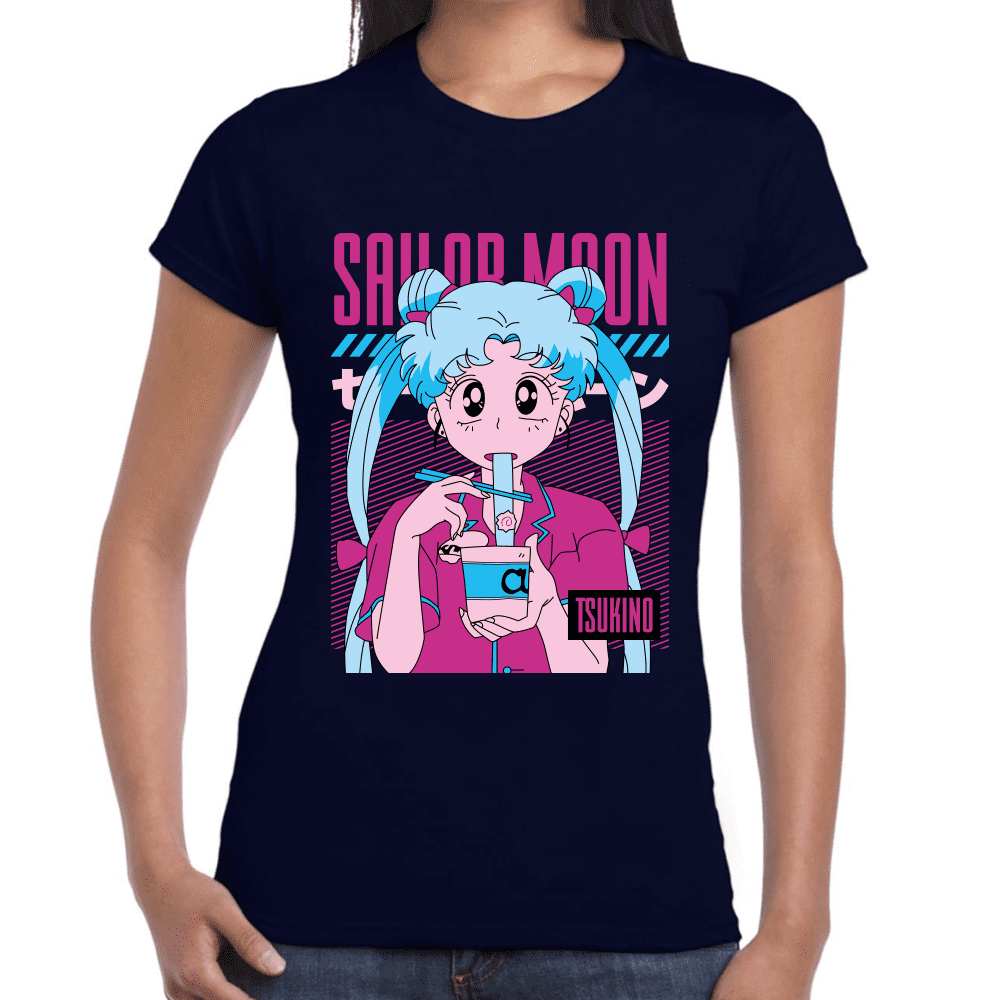 Playera Usagi Tsukino Sailor Moon Algodón Premium #1093