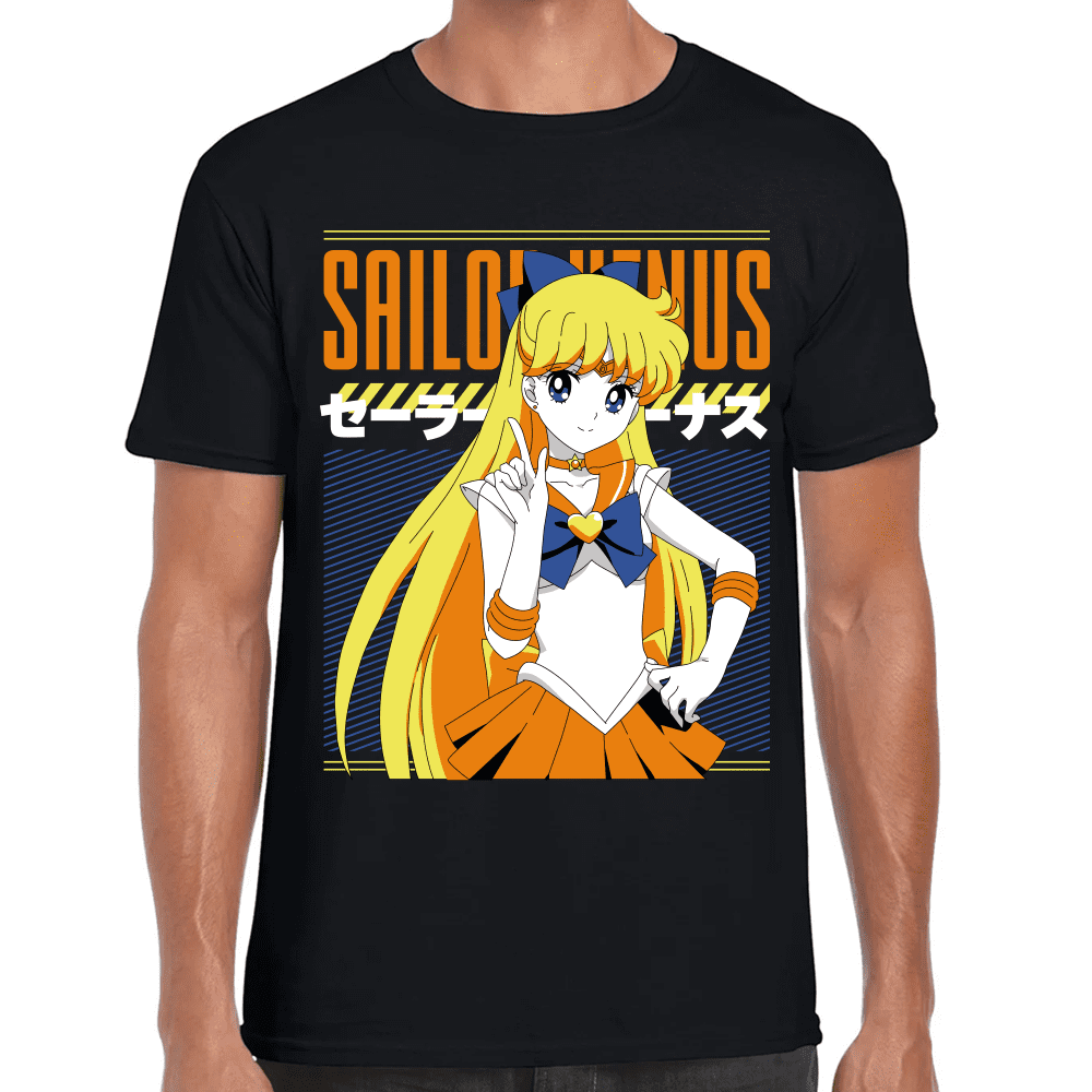 Playera Sailor Venun Sailor Moon Algodón Premium #1094