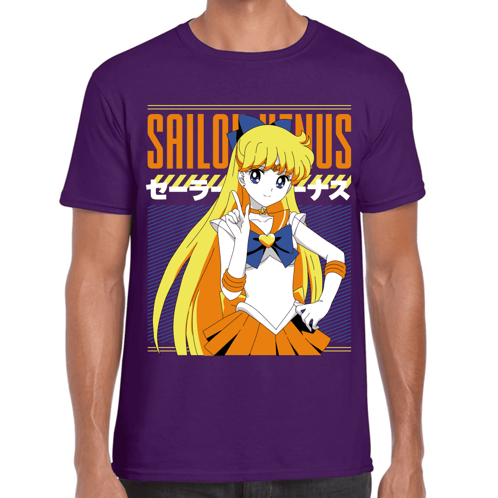 Playera Sailor Venun Sailor Moon Algodón Premium #1094