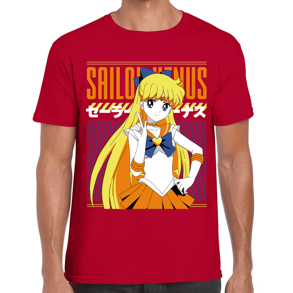 Playera Sailor Venun Sailor Moon Algodón Premium #1094
