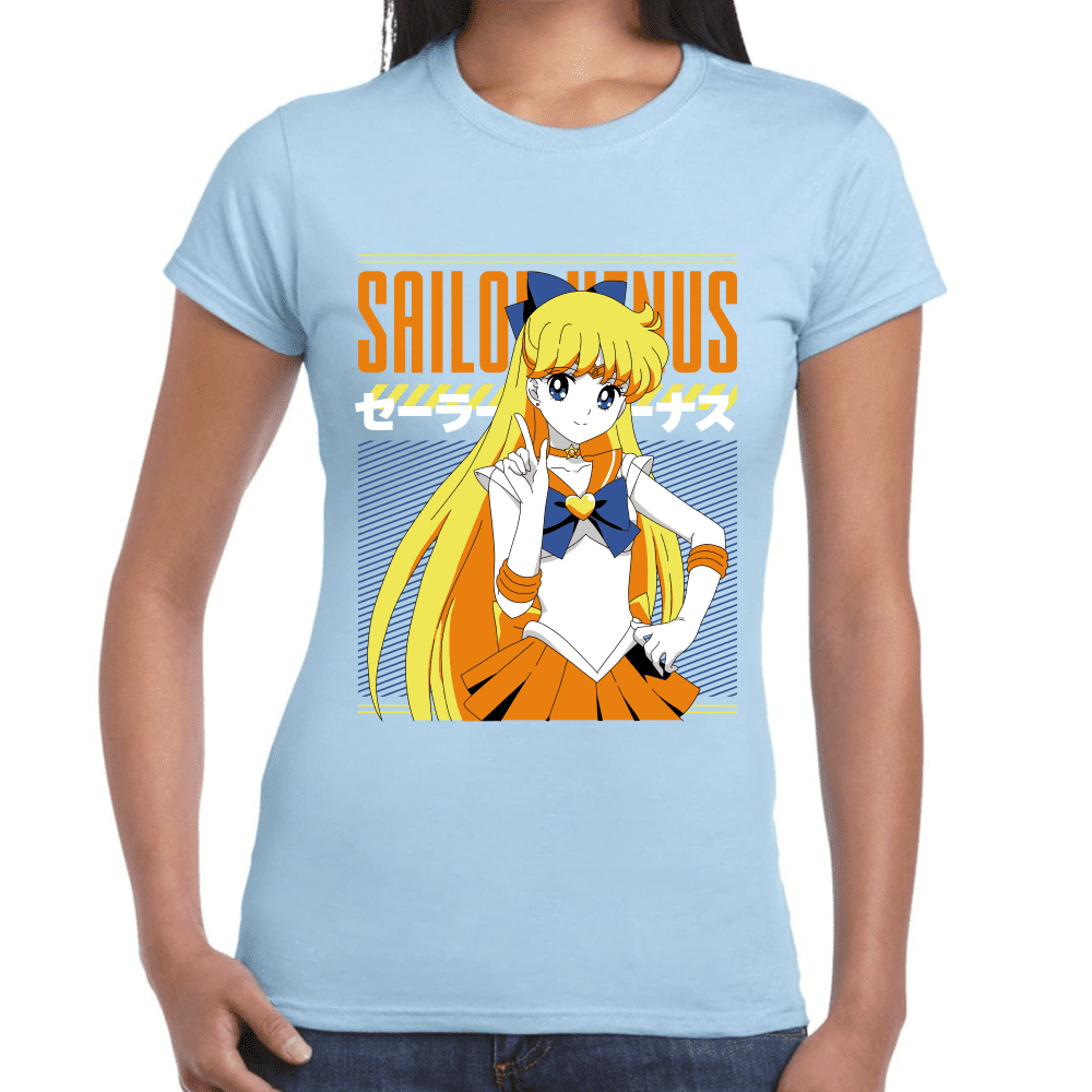 Playera Sailor Venun Sailor Moon Algodón Premium #1094