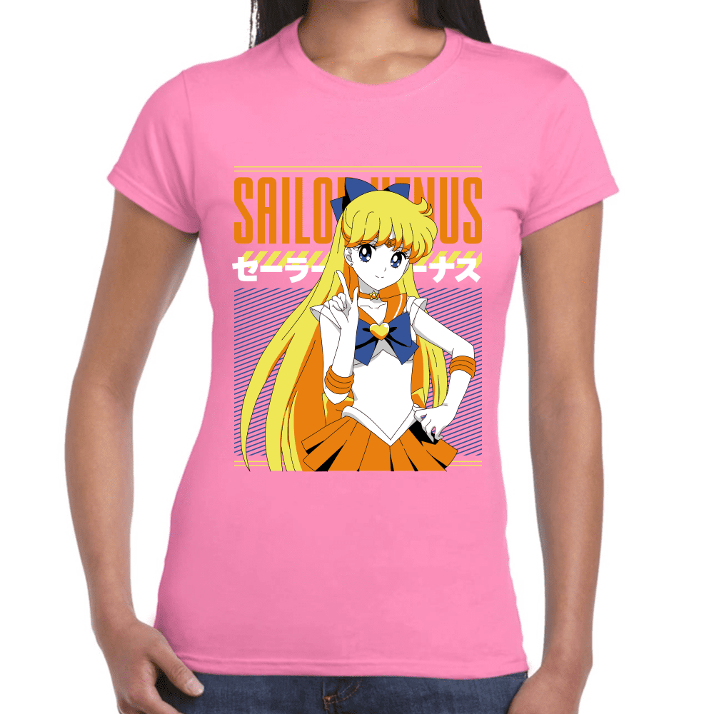 Playera Sailor Venun Sailor Moon Algodón Premium #1094
