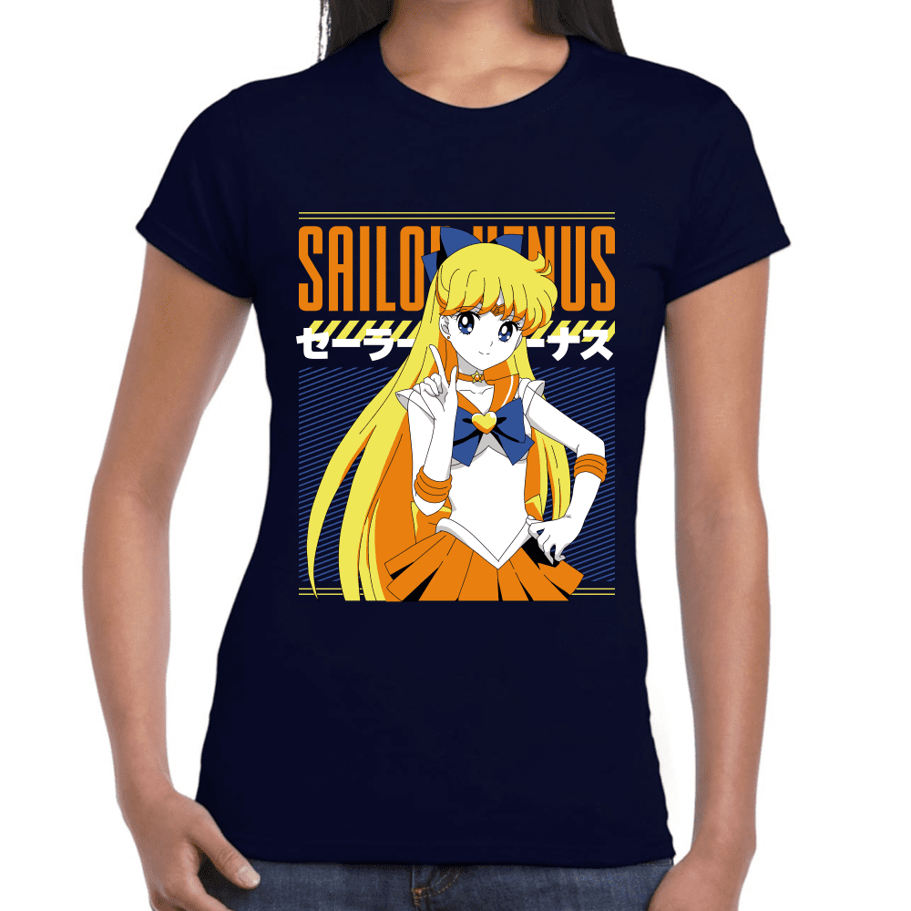 Playera Sailor Venun Sailor Moon Algodón Premium #1094