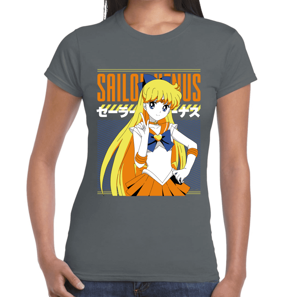 Playera Sailor Venun Sailor Moon Algodón Premium #1094