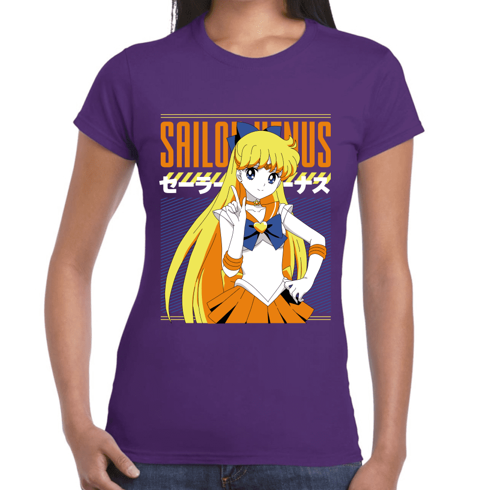Playera Sailor Venun Sailor Moon Algodón Premium #1094