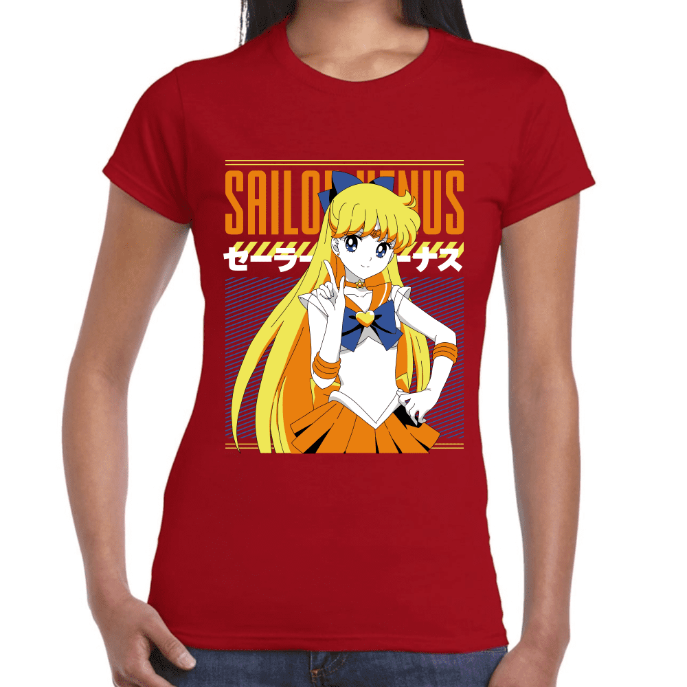 Playera Sailor Venun Sailor Moon Algodón Premium #1094