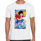 Playera Luffy One Piece Algodón Premium #1096