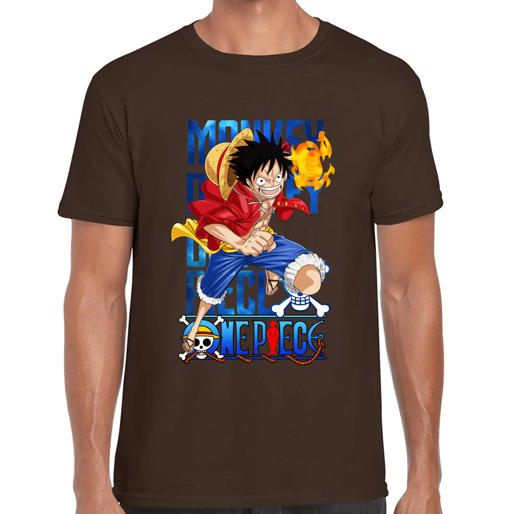 Playera Luffy One Piece Algodón Premium #1096