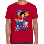 Playera Luffy One Piece Algodón Premium #1096