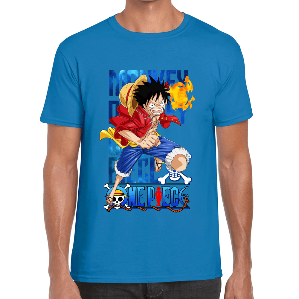 Playera Luffy One Piece Algodón Premium #1096