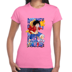 Playera Luffy One Piece Algodón Premium #1096
