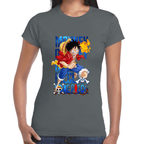 Playera Luffy One Piece Algodón Premium #1096