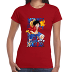 Playera Luffy One Piece Algodón Premium #1096