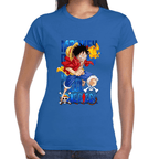 Playera Luffy One Piece Algodón Premium #1096