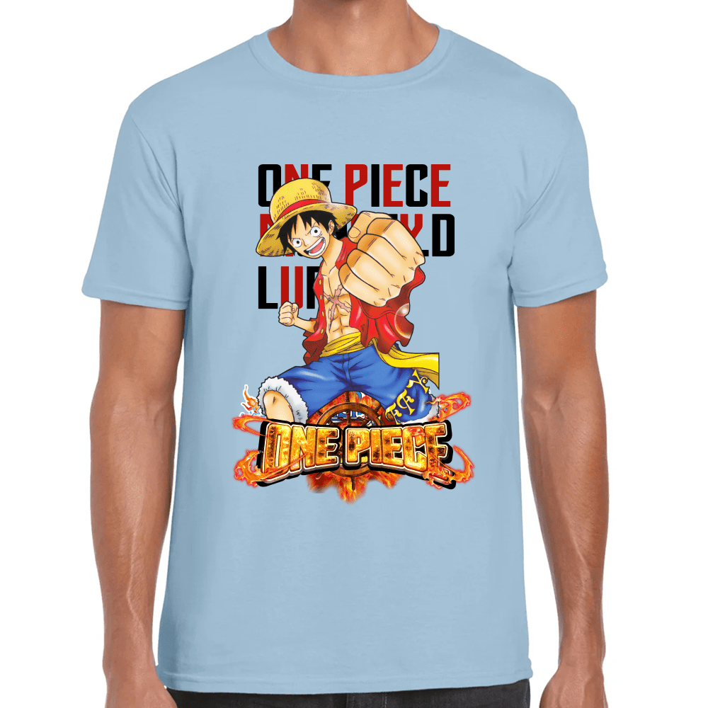 Playera Luffy One Piece Algodón Premium #1097