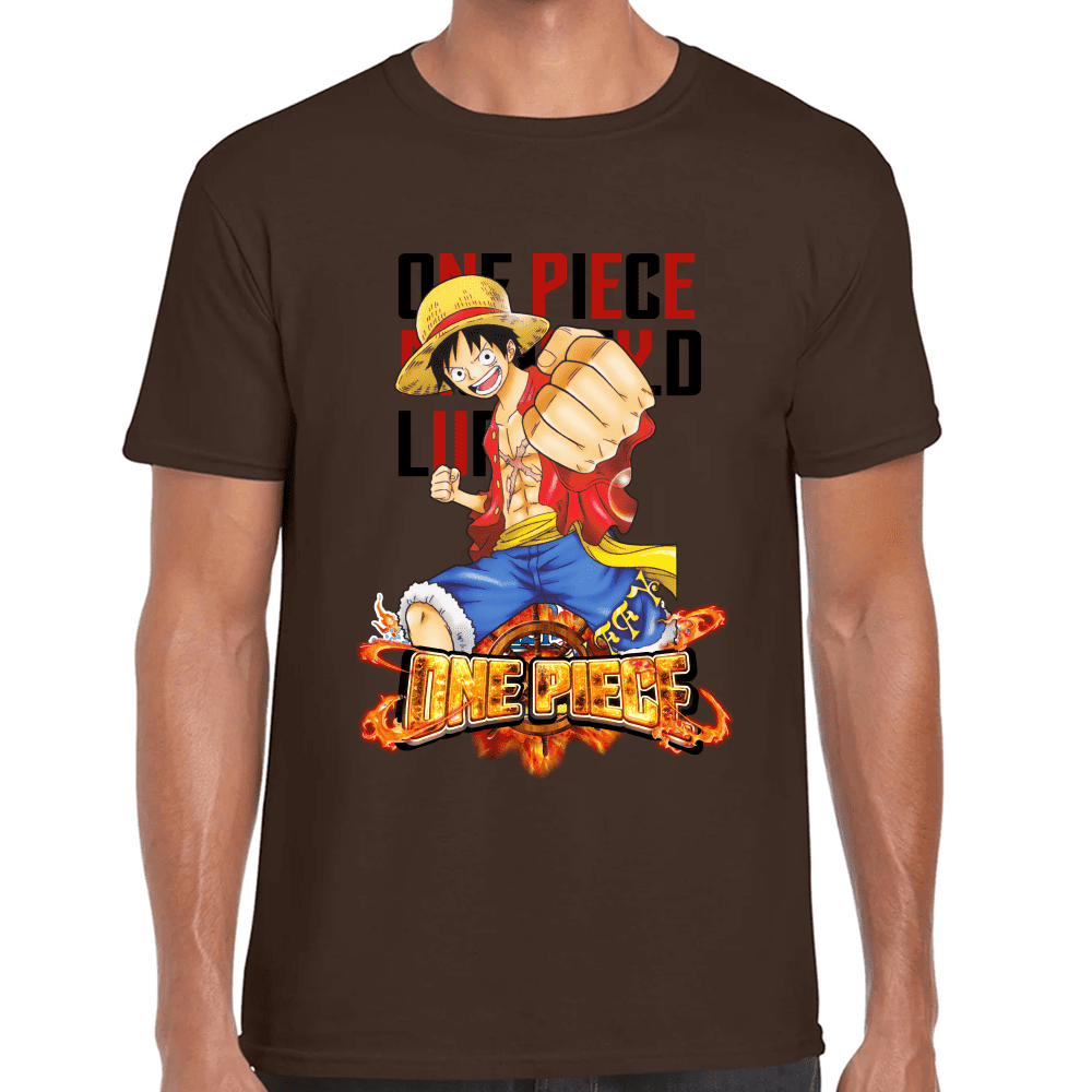 Playera Luffy One Piece Algodón Premium #1097