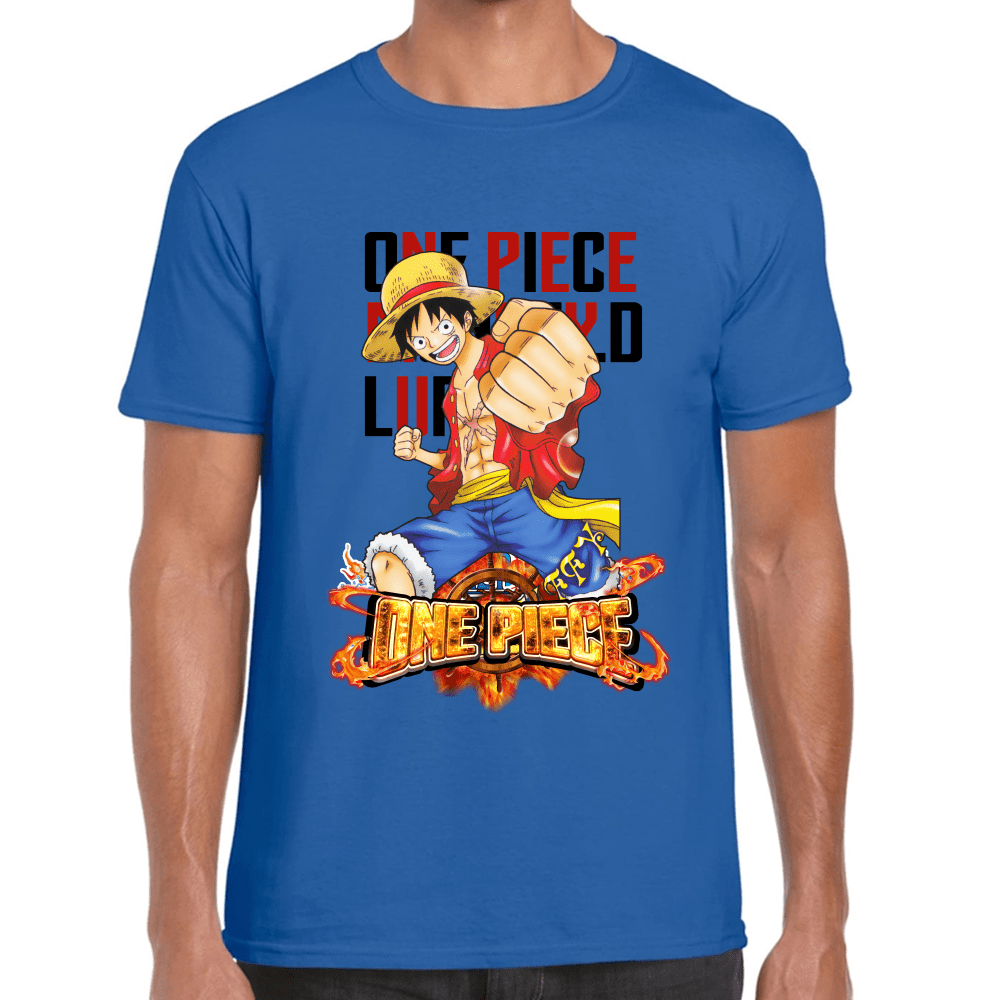Playera Luffy One Piece Algodón Premium #1097