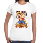 Playera Luffy One Piece Algodón Premium #1101