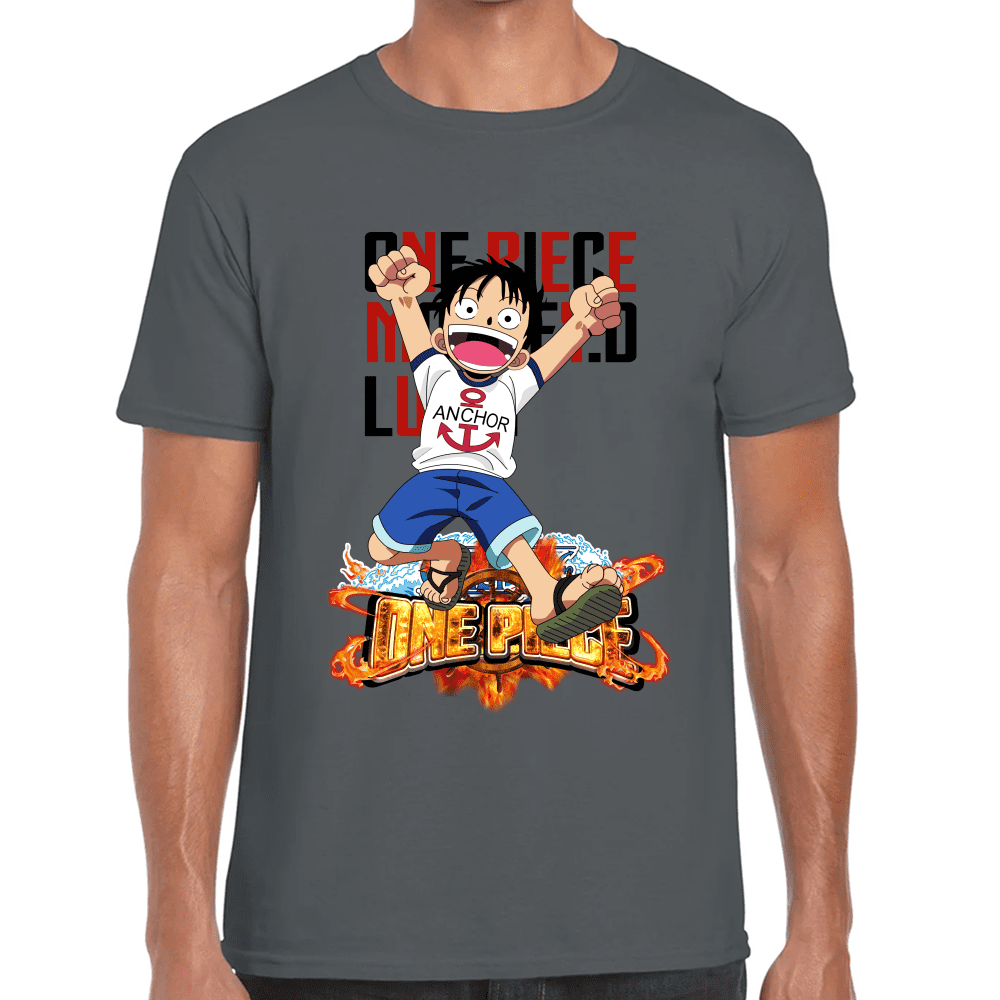 Playera Luffy One Piece Algodón Premium #1098