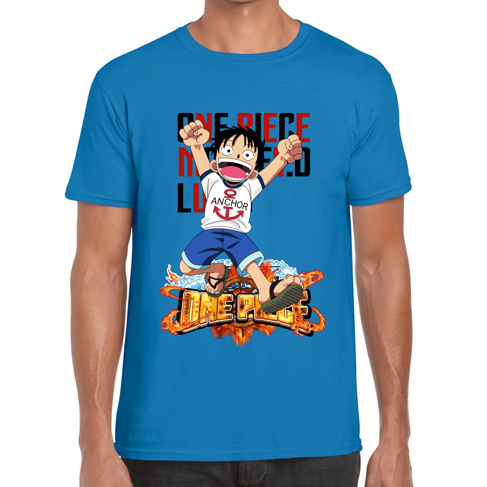 Playera Luffy One Piece Algodón Premium #1098
