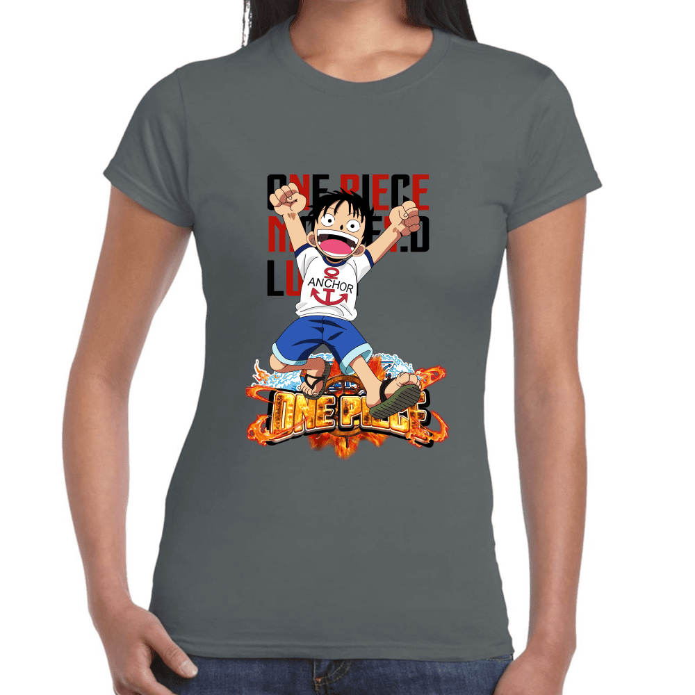 Playera Luffy One Piece Algodón Premium #1098